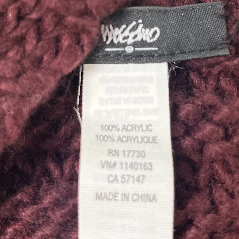 Mossimo Maroon Infinity Scarf - Picture 6 of 7